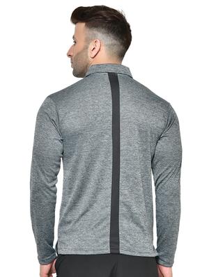 grey printed polo t-shirt - 17623096 - Standard Image - 3