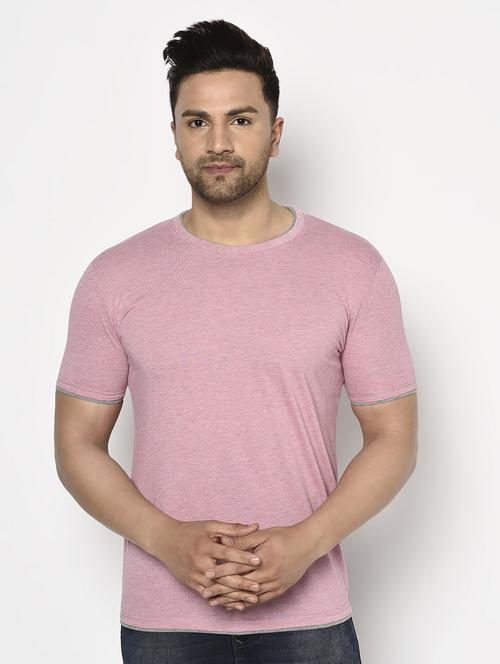pink solid t-shirt - 17623399 - Standard Image - 1