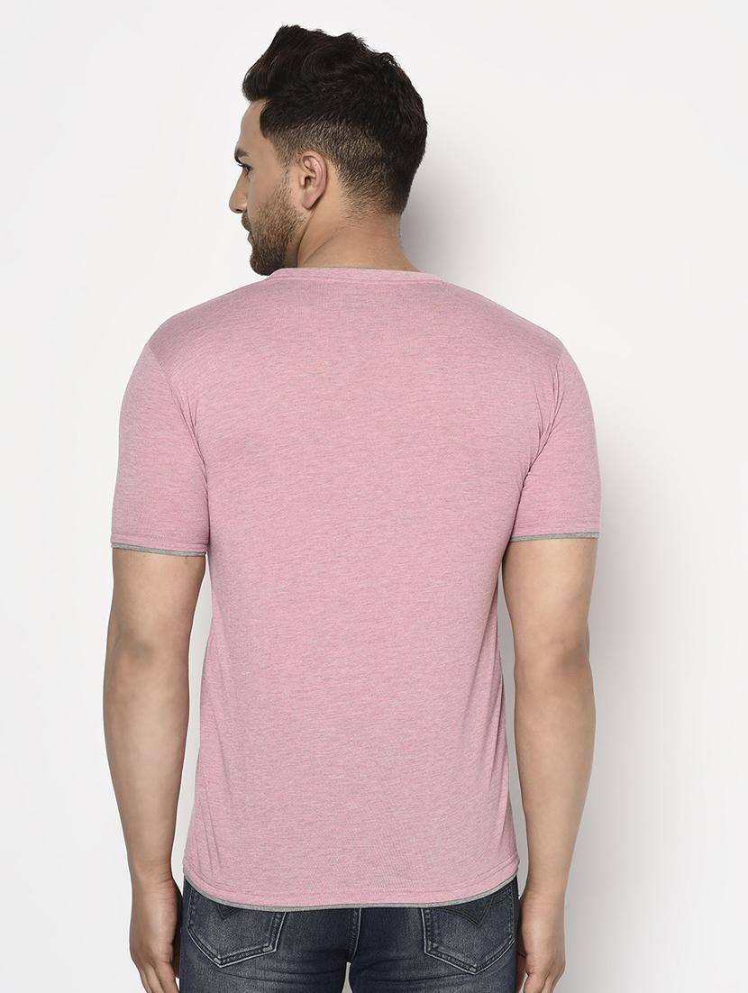 pink solid t-shirt - 17623399 - Zoom Image - 3