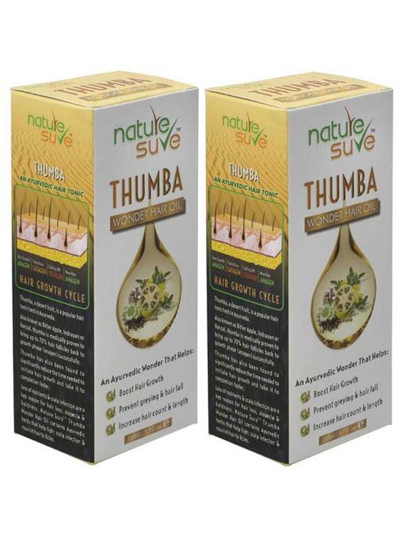 nature sure thumba wonder hair oil for men and women – 2 packs (110ml each) - 17623845 - Zoom Image - 1