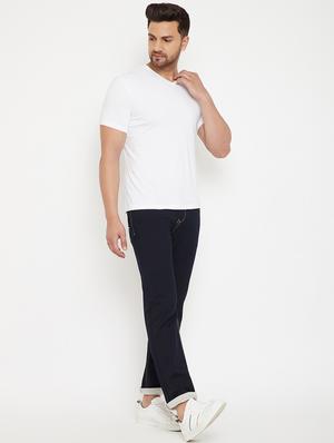dark blue denim plain jeans - 17623936 - Standard Image - 4