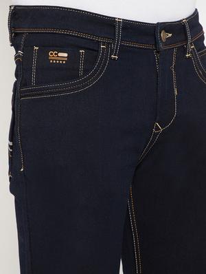 dark blue denim plain jeans - 17623936 - Standard Image - 5