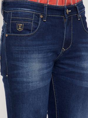blue light washed denim jeans - 17623940 - Standard Image - 5