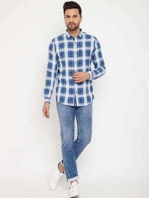 blue light washed denim jeans - 17623942 - Standard Image - 4