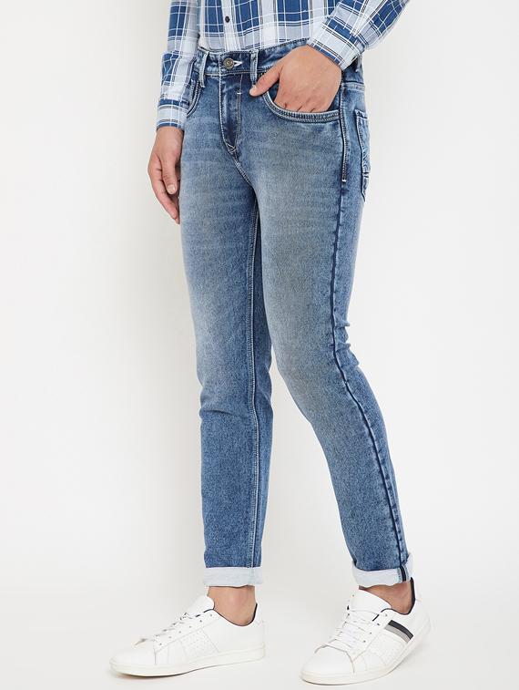 blue light washed denim jeans - 17623942 - Zoom Image - 2