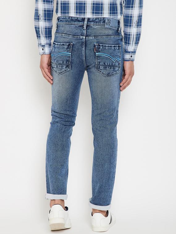 blue light washed denim jeans - 17623942 - Zoom Image - 3