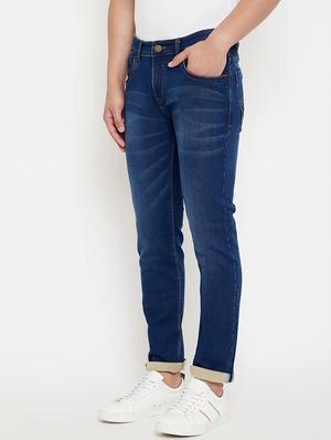 blue light washed denim jeans - 17623943 - Standard Image - 2