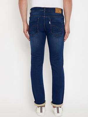 blue light washed denim jeans - 17623943 - Standard Image - 3