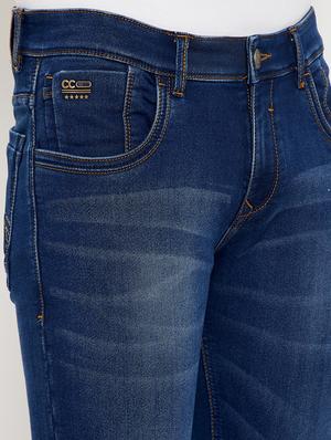 blue light washed denim jeans - 17623943 - Standard Image - 5