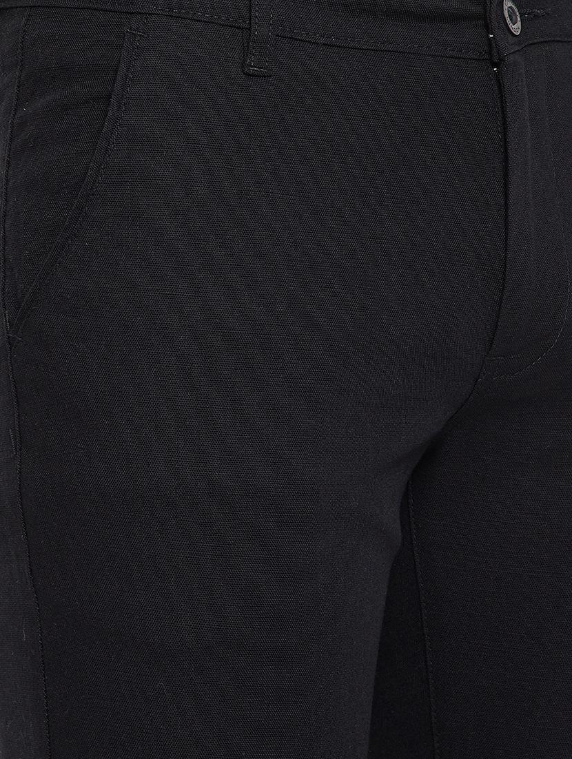 black solid chinos - 17623953 - Zoom Image - 5