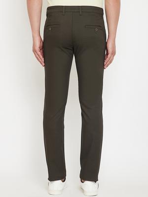 green solid chinos - 17623960 - Standard Image - 3