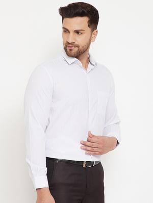 white striped formal shirt - 17623992 - Standard Image - 2