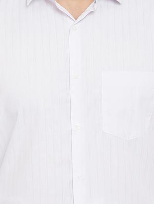 white striped formal shirt - 17623992 - Standard Image - 5
