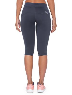 grey solid sports capri - 17624506 - Standard Image - 3