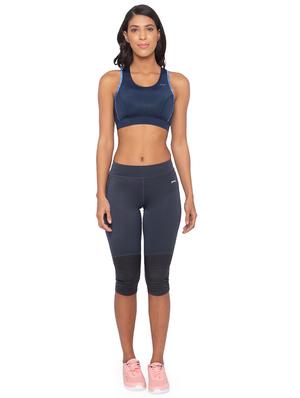 grey solid sports capri - 17624506 - Standard Image - 4