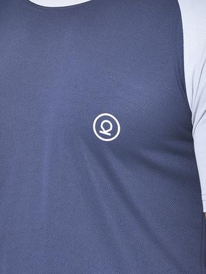 blue solid raglan t-shirt - 17624919 - Standard Image - 5