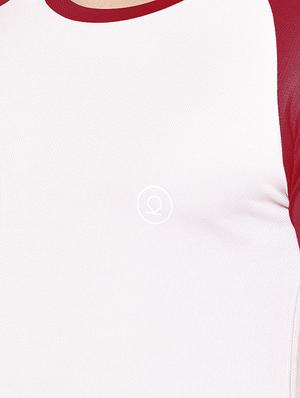 white color block raglan t-shirt - 17624921 - Standard Image - 5