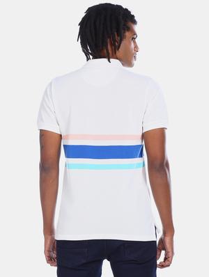 white striped polo t-shirt - 17625460 - Standard Image - 2