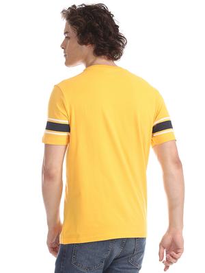 yellow printed t-shirt - 17626101 - Standard Image - 3