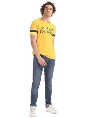 yellow printed t-shirt - 17626101 - Standard Image - 4
