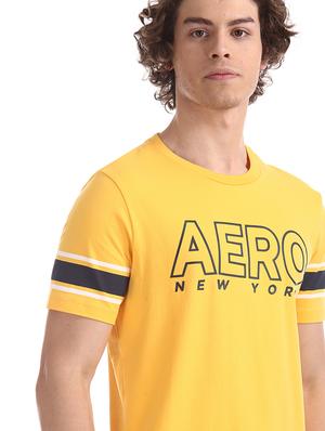 yellow printed t-shirt - 17626101 - Standard Image - 5