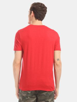red printed t-shirt - 17626123 - Standard Image - 3