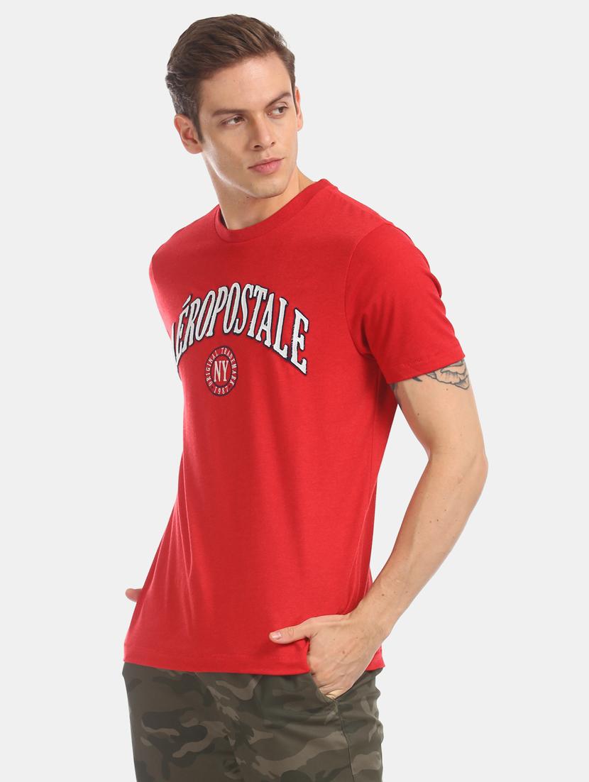 red printed t-shirt - 17626123 - Zoom Image - 1
