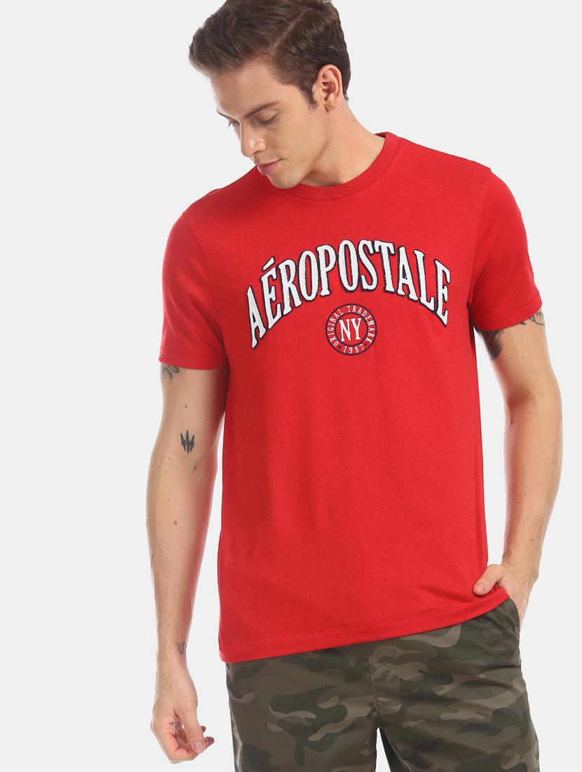 red printed t-shirt - 17626123 - Zoom Image - 2