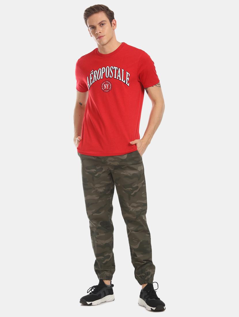 red printed t-shirt - 17626123 - Zoom Image - 4