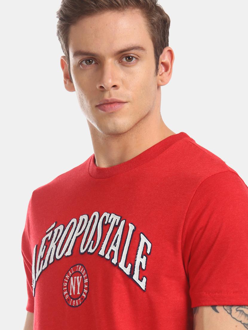 red printed t-shirt - 17626123 - Zoom Image - 5