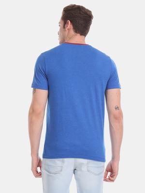 blue printed t-shirt - 17626136 - Standard Image - 3
