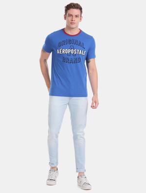 blue printed t-shirt - 17626136 - Standard Image - 4