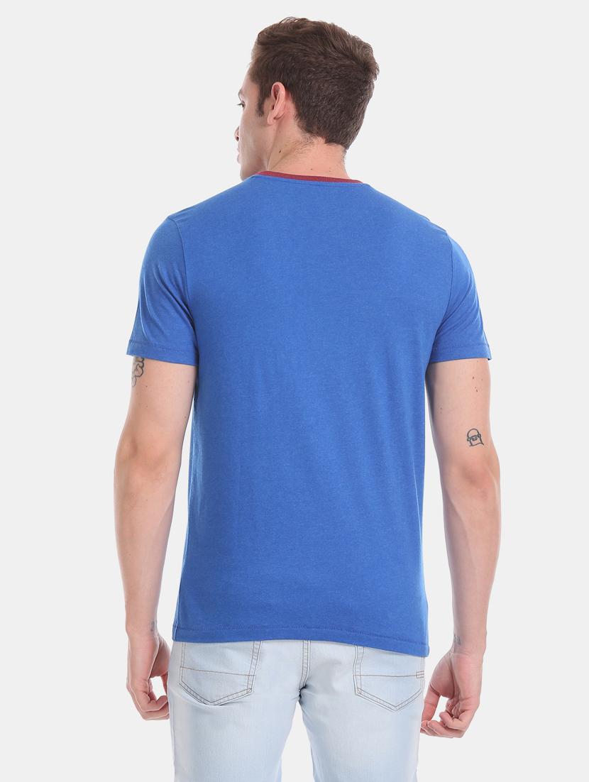 blue printed t-shirt - 17626136 - Zoom Image - 3