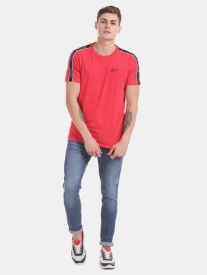 red solid t-shirt - 17626151 - Standard Image - 4