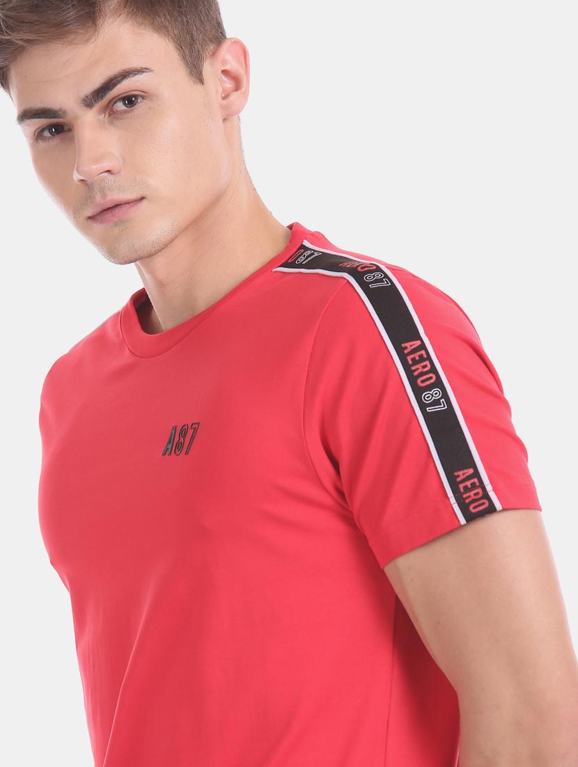 red solid t-shirt - 17626151 - Zoom Image - 5