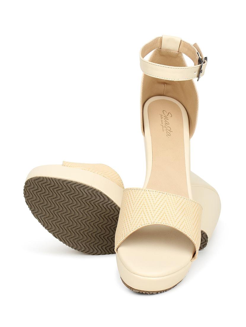 snasta womem's corduroy wedges - 17626489 - Zoom Image - 4