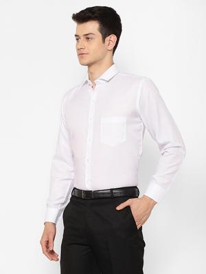 white solid casual shirt - 17626590 - Standard Image - 3