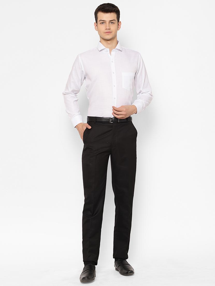 white solid casual shirt - 17626590 - Zoom Image - 5