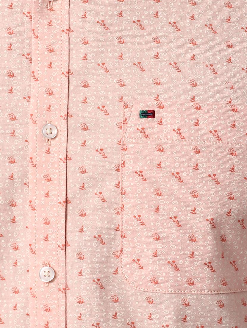 pink printed casual shirt - 17626783 - Zoom Image - 5