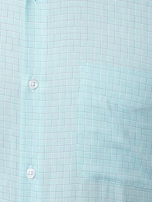 blue checkered formal shirt - 17626864 - Standard Image - 5