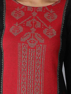 pink viscose straight kurta - 17627348 - Standard Image - 4