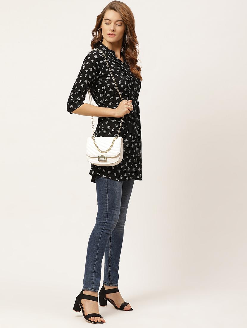 tie back printed tunic - 17627701 - Zoom Image - 4