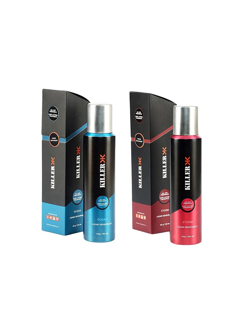 killer pack of 2 liquid deodorant long lasting freshness (ocean ,strom) - 17627995 - Zoom Image - 1