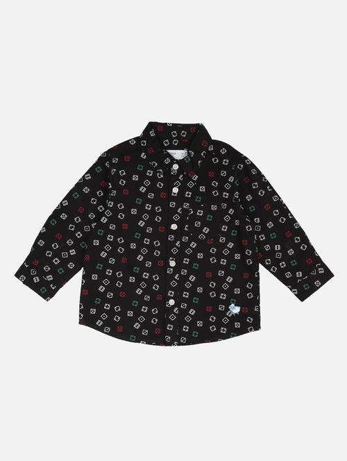 black printed casual shirt - 17628053 - Standard Image - 1