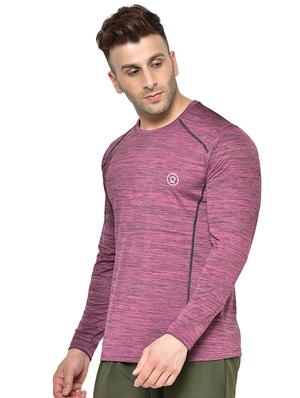 pink melange t-shirt - 17628130 - Standard Image - 2
