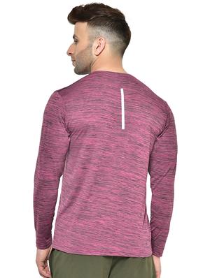 pink melange t-shirt - 17628130 - Standard Image - 3