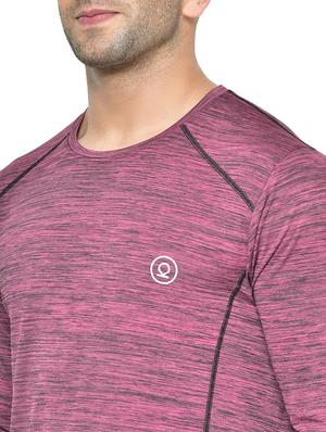 pink melange t-shirt - 17628130 - Standard Image - 5