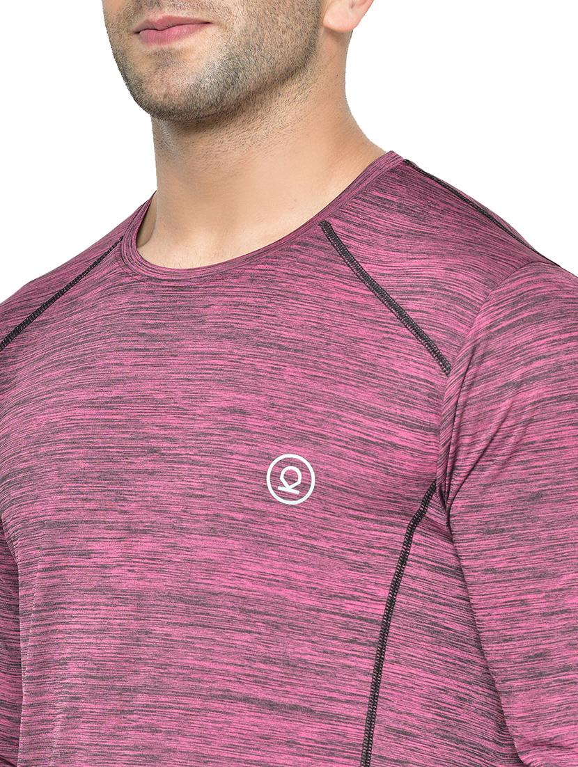 pink melange t-shirt - 17628130 - Zoom Image - 5