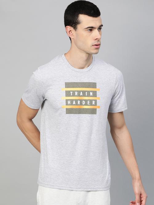 grey printed t-shirt - 17628159 - Standard Image - 1