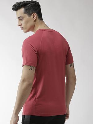 red solid raglan t-shirt - 17628189 - Standard Image - 3